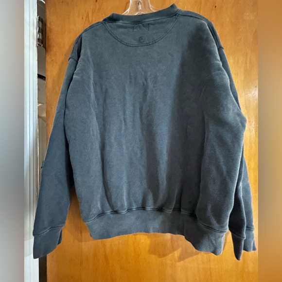 Anine Bing Ramona Paris Sweatshirt in Washed Black - Picture 4 of 8